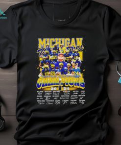 Michigan Wolverines College Football Playoff National Champions 2024 Signature T Shirt