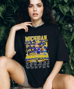 Michigan Wolverines College Football Playoff National Champions 2024 Signature T Shirt