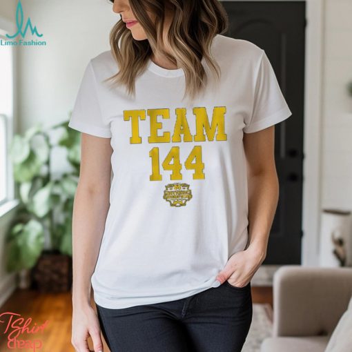 Michigan Wolverines College Football TEAM 144 NATIONAL CHAMPIONS Shirt