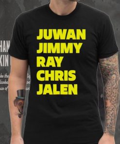 Michigan Wolverines Fab Five Juwan Jimmy Ray Chris Jalen shirt