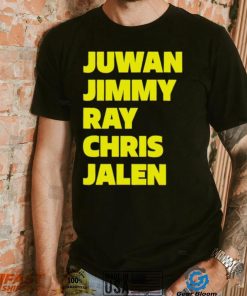 Michigan Wolverines Fab Five Juwan Jimmy Ray Chris Jalen shirt