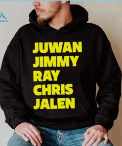 Michigan Wolverines Fab Five Juwan Jimmy Ray Chris Jalen shirt