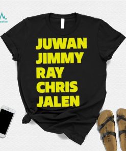 Michigan Wolverines Fab Five Juwan Jimmy Ray Chris Jalen shirt