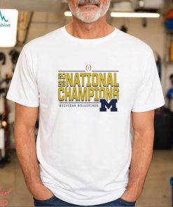 Michigan Wolverines Fanatics Branded College Football Playoff 2023 National Champions Any Name T Shirt