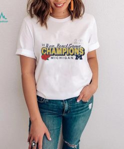 Michigan Wolverines Fanatics Branded Women’s College Football Playoff 2024 Rose Bowl Champions shirt