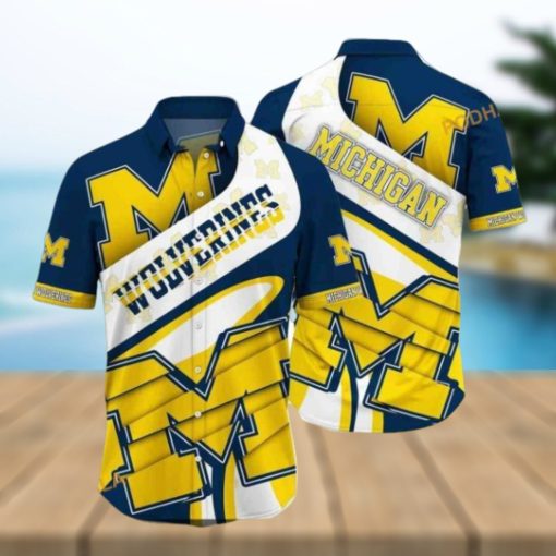 Michigan Wolverines Father’s Day Hawaiian Shirt