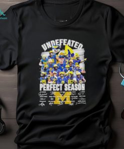Michigan Wolverines Football 2024 Undefeated Perfect Season Champions Signatures Shirt Tshirt, hoodie, sweater, long sleeve and tank top Michigan Wolverines Football 2024 Undefeated Perfect Season Champions Signatures Shirt Tshirt