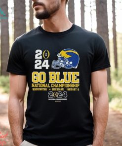 Michigan Wolverines Go Blue National Championship 2024 Shirt