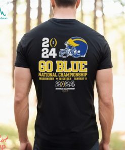 Michigan Wolverines Go Blue National Championship 2024 Shirt