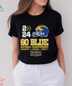 Michigan Wolverines Go Blue National Championship 2024 Shirt