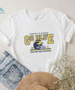 Michigan Wolverines Go Blue Rose Bowl Game Champions shirt