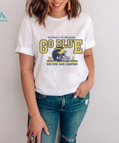 Michigan Wolverines Go Blue Rose Bowl Game Champions shirt