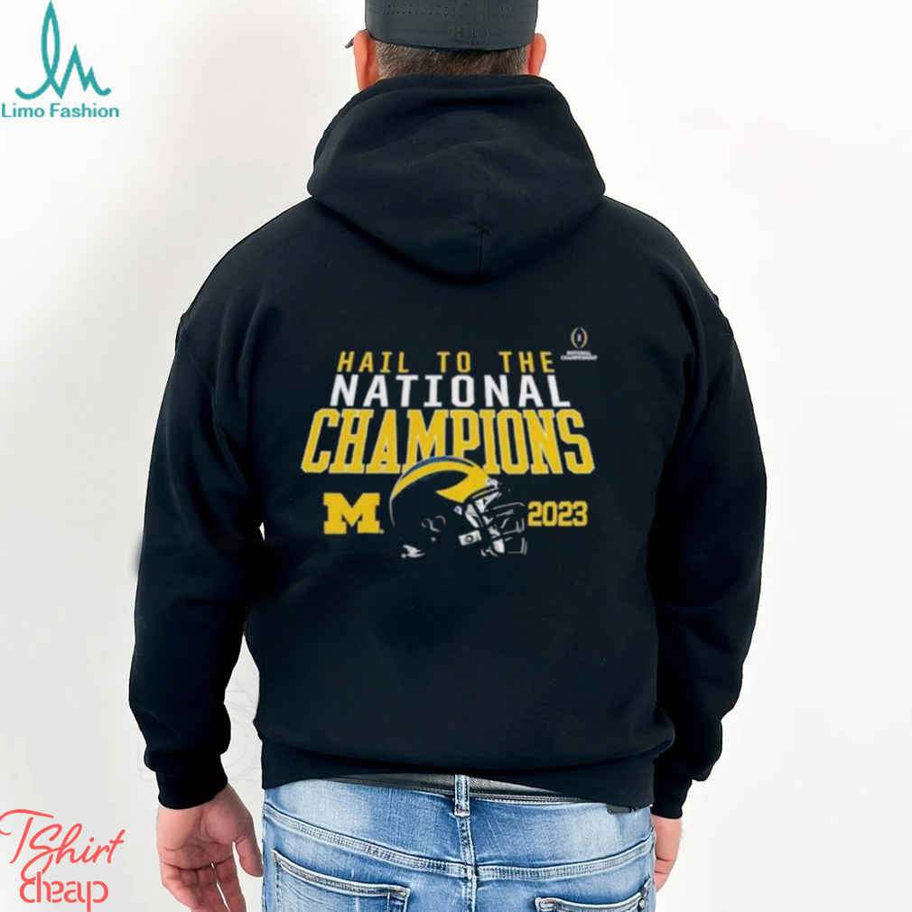 Michigan Wolverines Hail To The National Champions 2023 T Shirt Michigan Wolverines Hail To The National Champions 2023 T Shirt