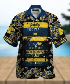 Michigan Wolverines Hawaiian Shirt, Ultimate College Football Fan NCAA Apparel