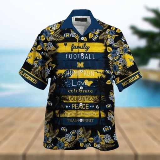 Michigan Wolverines Hawaiian Shirt, Ultimate College Football Fan NCAA Apparel