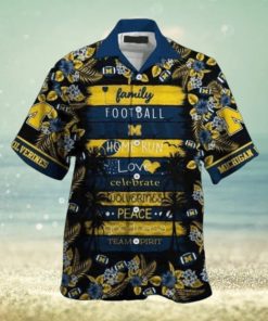 Michigan Wolverines Hawaiian Shirt, Ultimate College Football Fan NCAA Apparel