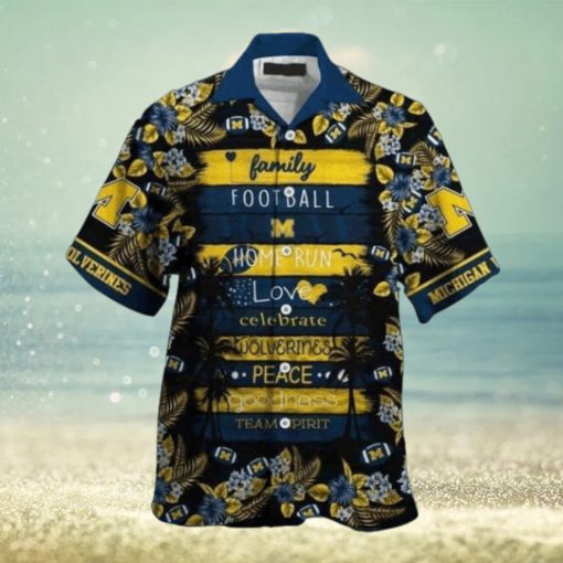 Michigan Wolverines Hawaiian Shirt, Ultimate College Football Fan NCAA Apparel