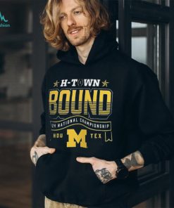 Michigan Wolverines Jordan Brand College Football Playoff 2024 National Championship Game T Shirt