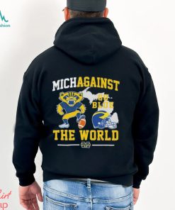 Michigan Wolverines Michagainst The World Go Blue Rose Bowl Champions Shirt
