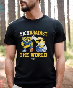 Michigan Wolverines Michagainst The World Go Blue Rose Bowl Champions Shirt