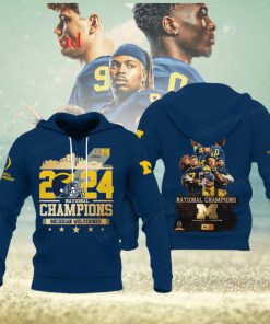 Michigan Wolverines National Champions 2024 Hoodie T Shirt
