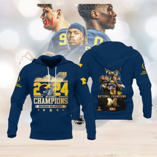 Michigan Wolverines National Champions 2024 Hoodie T Shirt