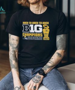 Michigan Wolverines Original Retro Brand Youth Back to Back to Back Big Ten Conference Champions T Shirt