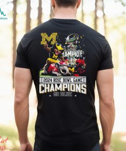 Michigan Wolverines Riding On Alabama Rose Bowl Game Champions Go Blue Shirt
