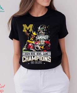 Michigan Wolverines Riding On Alabama Rose Bowl Game Champions Go Blue Shirt