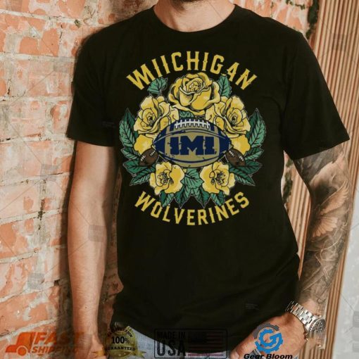Michigan Wolverines Rose Bowl 2024 Cfp Semi Vintage Flower T Shirt
