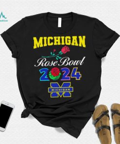 Michigan Wolverines Rose Bowl Game 2024 football logo shirt