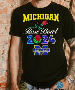 Michigan Wolverines Rose Bowl Game 2024 football logo shirt