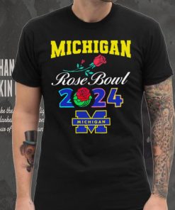 Michigan Wolverines Rose Bowl Game 2024 football logo shirt