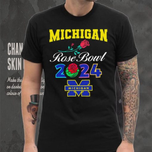 Michigan Wolverines Rose Bowl Game 2024 football logo shirt