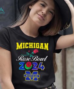 Michigan Wolverines Rose Bowl Game 2024 football logo shirt