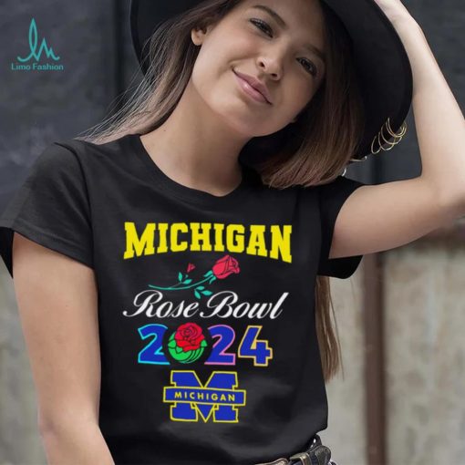 Michigan Wolverines Rose Bowl Game 2024 football logo shirt