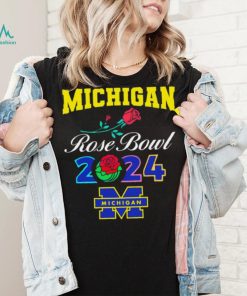 Michigan Wolverines Rose Bowl Game 2024 football logo shirt