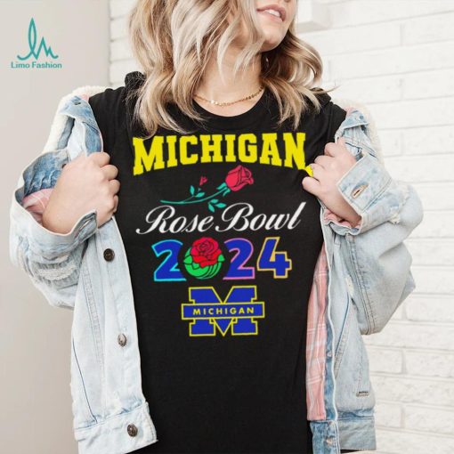 Michigan Wolverines Rose Bowl Game 2024 football logo shirt
