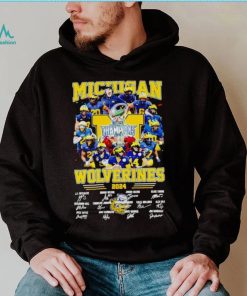 Michigan Wolverines Rose Bowl Game 2024 signatures shirt, hoodie, sweater, long sleeve and tank top Michigan Wolverines Rose Bowl Game 2024 signatures shirt