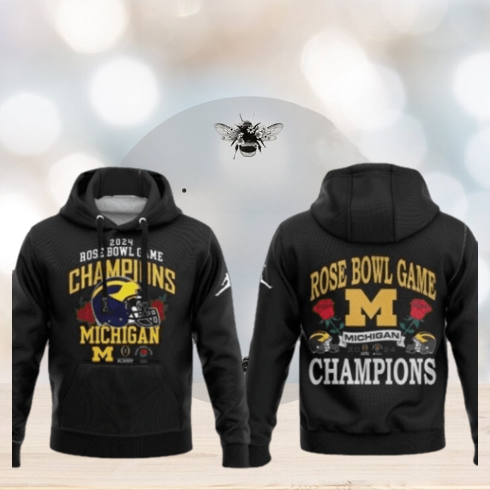Michigan Wolverines Rose Bowl Game Champions Limited Edition Hoodie Michigan Wolverines Rose Bowl Game Champions Limited Edition Hoodie