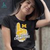 CFP 2024 National Championship Michigan Wolverines Team Champions Signatures Shirt
