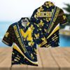 Michigan Wolverines Hawaiian Shirt Show Your NCAA Pride Team Spirit at the Beach