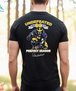 Michigan Wolverines Undefeated 2023 15 0 Perfect Season Signature T Shirt
