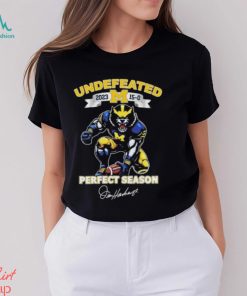 Michigan Wolverines Undefeated 2023 15 0 Perfect Season Signature T Shirt