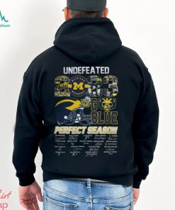 Michigan Wolverines Undefeated 2023 Perfect Season Go Blue T Shirts
