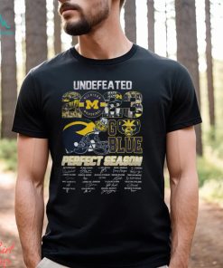 Michigan Wolverines Undefeated 2023 Perfect Season Go Blue T Shirts