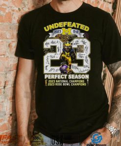Michigan Wolverines Undefeated 2023 Perfect Season T Shirt