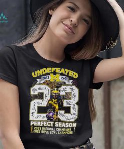 Michigan Wolverines Undefeated 2023 Perfect Season T Shirt