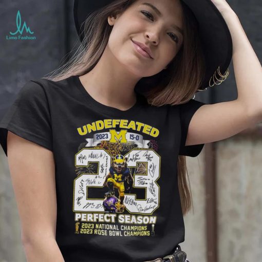 Michigan Wolverines Undefeated 2023 Perfect Season T Shirt