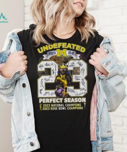 Michigan Wolverines Undefeated 2023 Perfect Season T Shirt